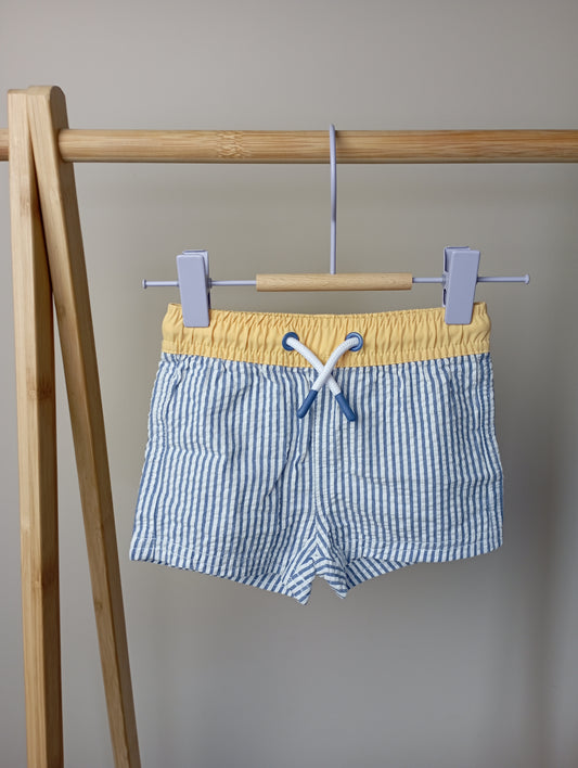 Zwembroek met strepen 62/68 Cuddles and smiles
