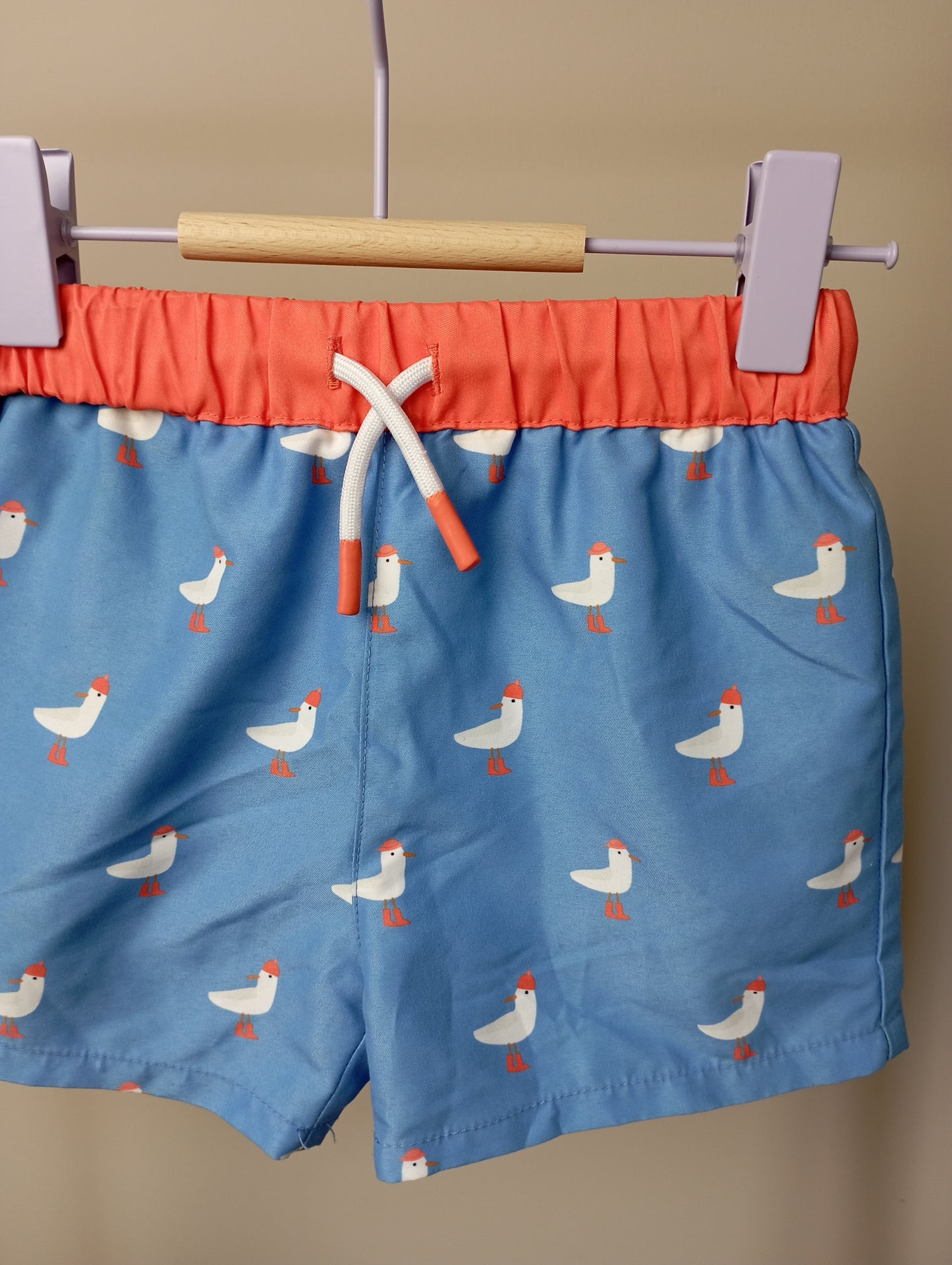 Zwembroek met meeuwen 18m Jacadi