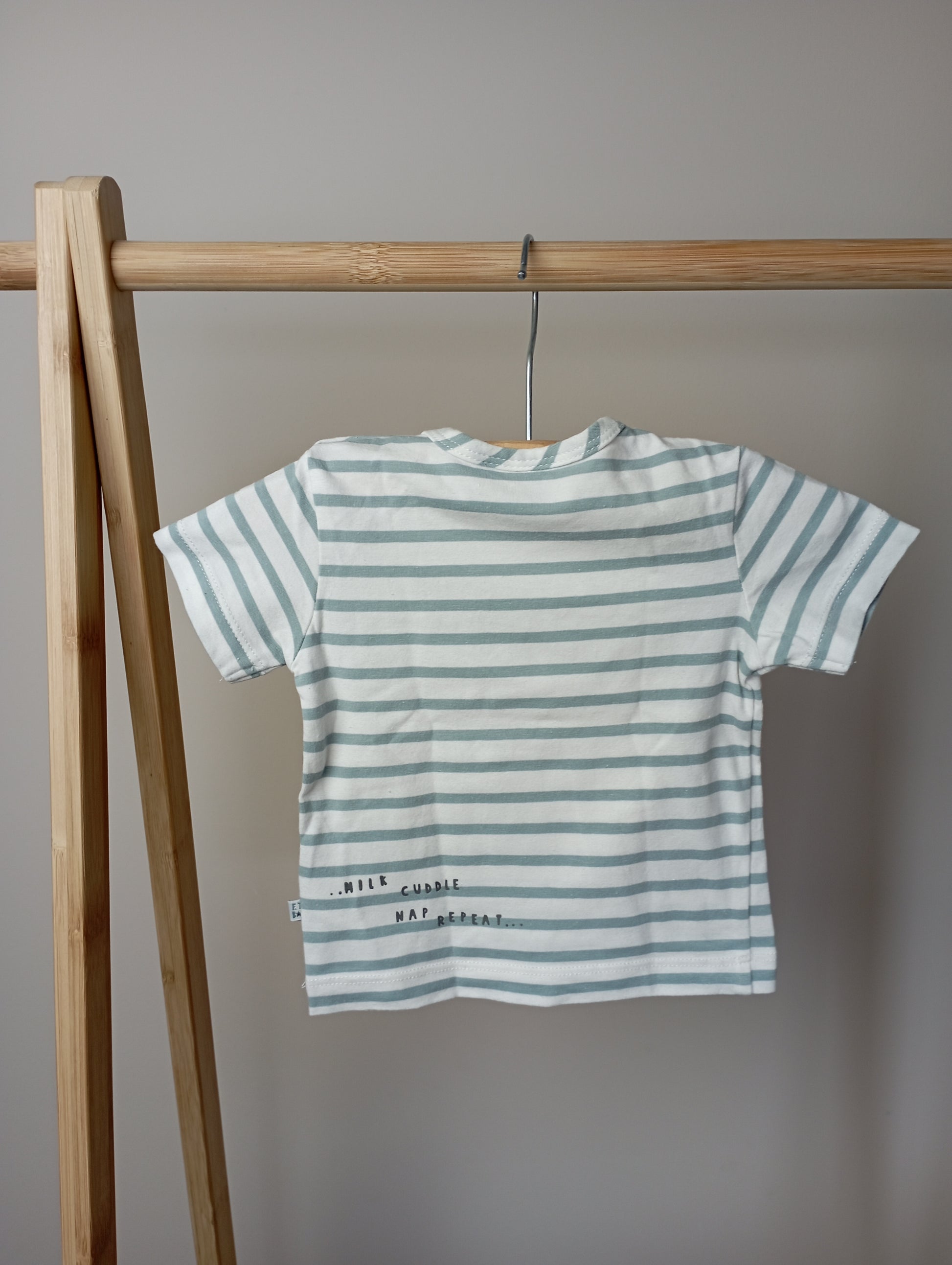 T-shirt "Milk cuddle nap repeat..." 56 Feetje