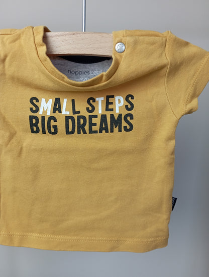 T-shirt "Small steps big dreams" 50 Noppies