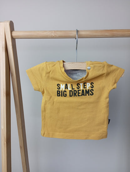 T-shirt "Small steps big dreams" 50 Noppies