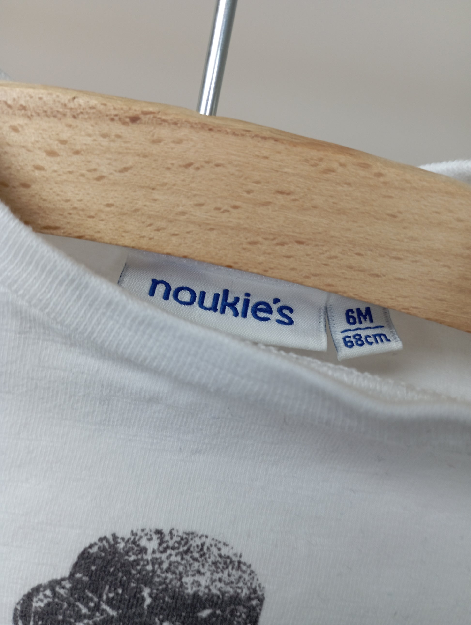 T-shirt met olifant 68 Noukie's