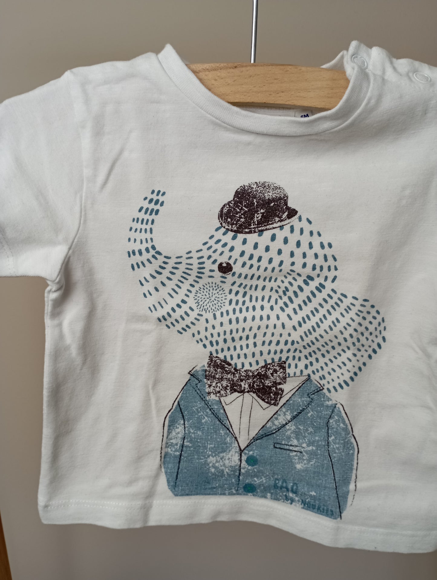 T-shirt met olifant 68 Noukie's