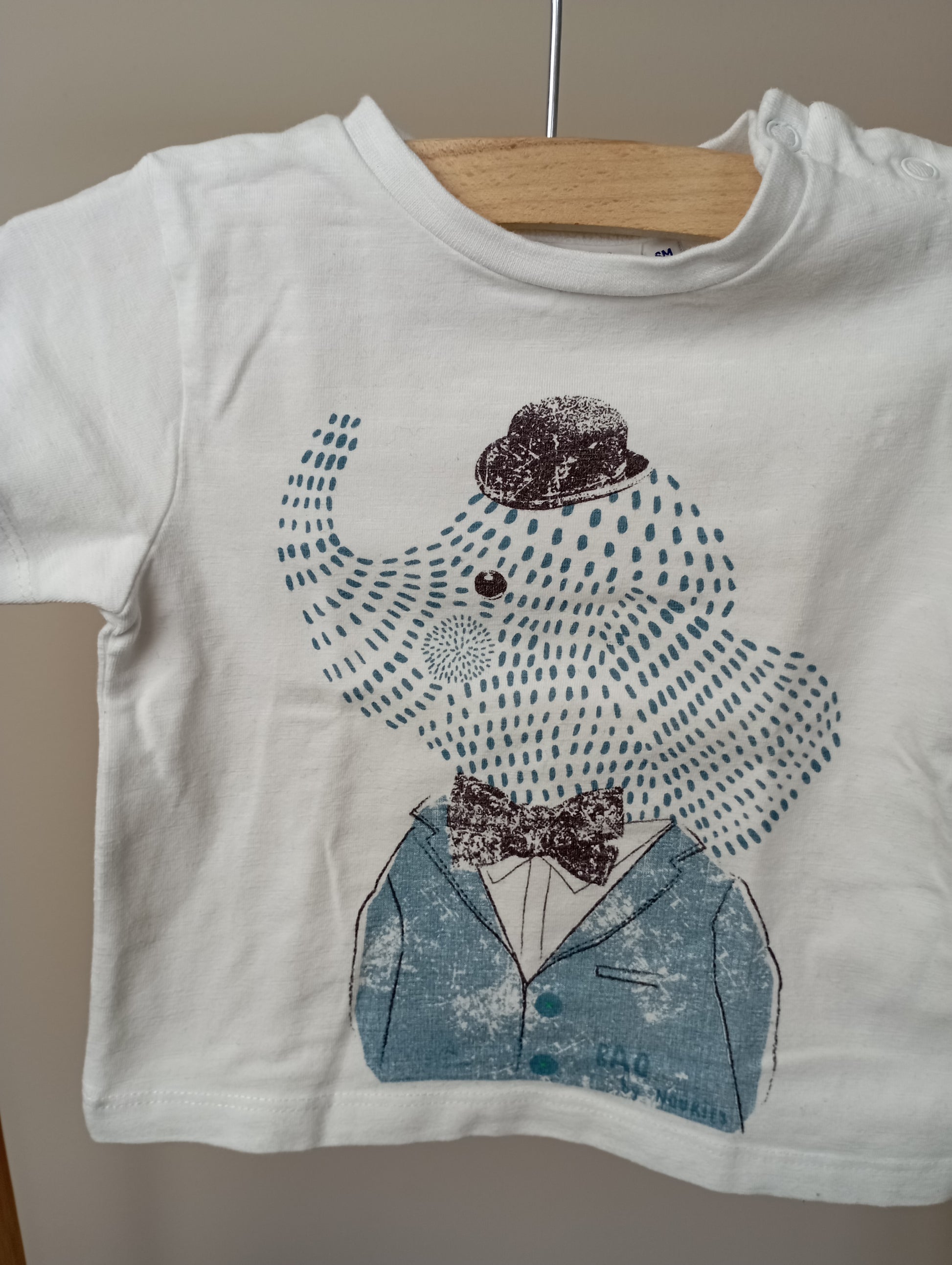 T-shirt met olifant 68 Noukie's