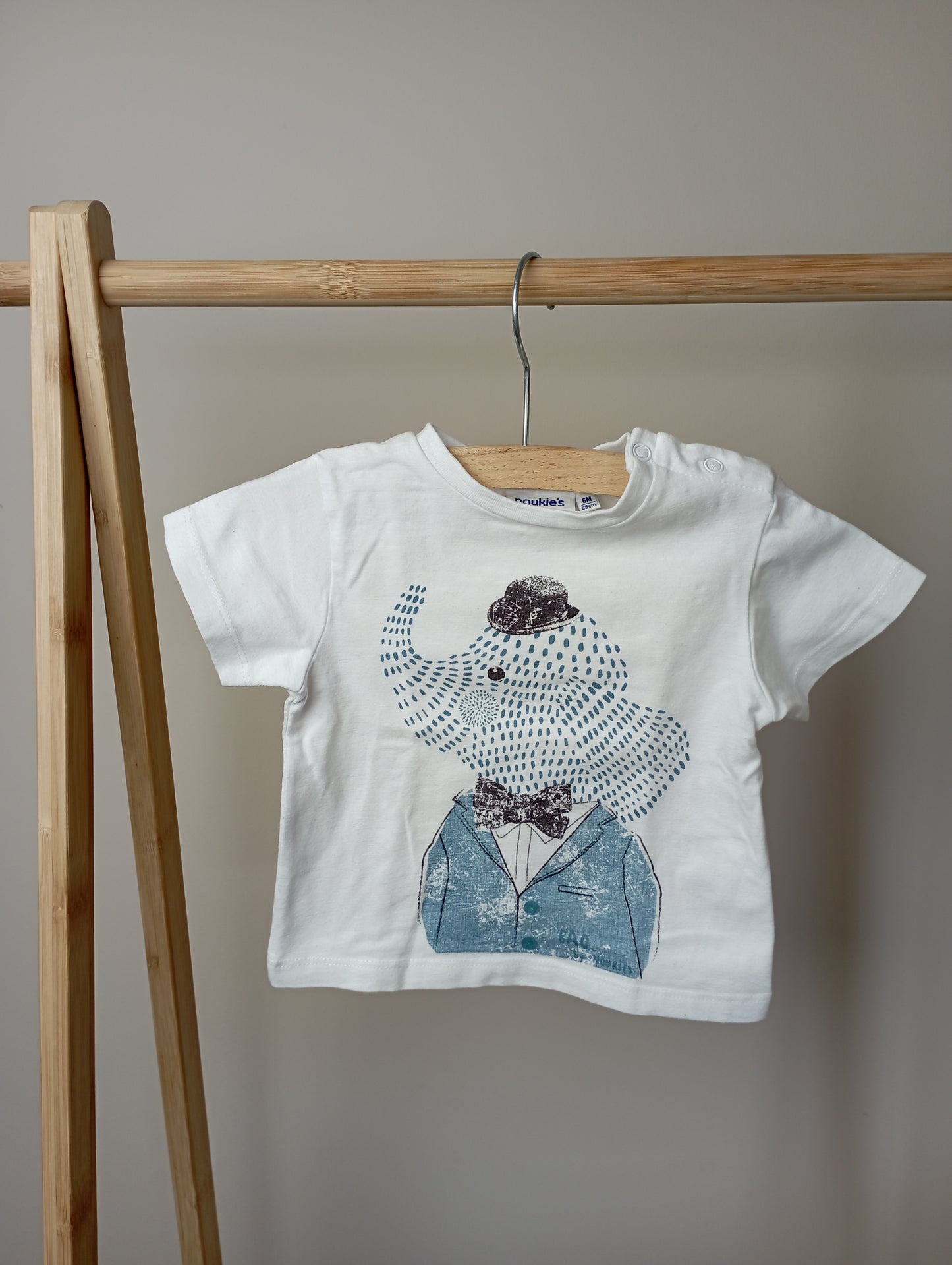 T-shirt met olifant 68 Noukie's