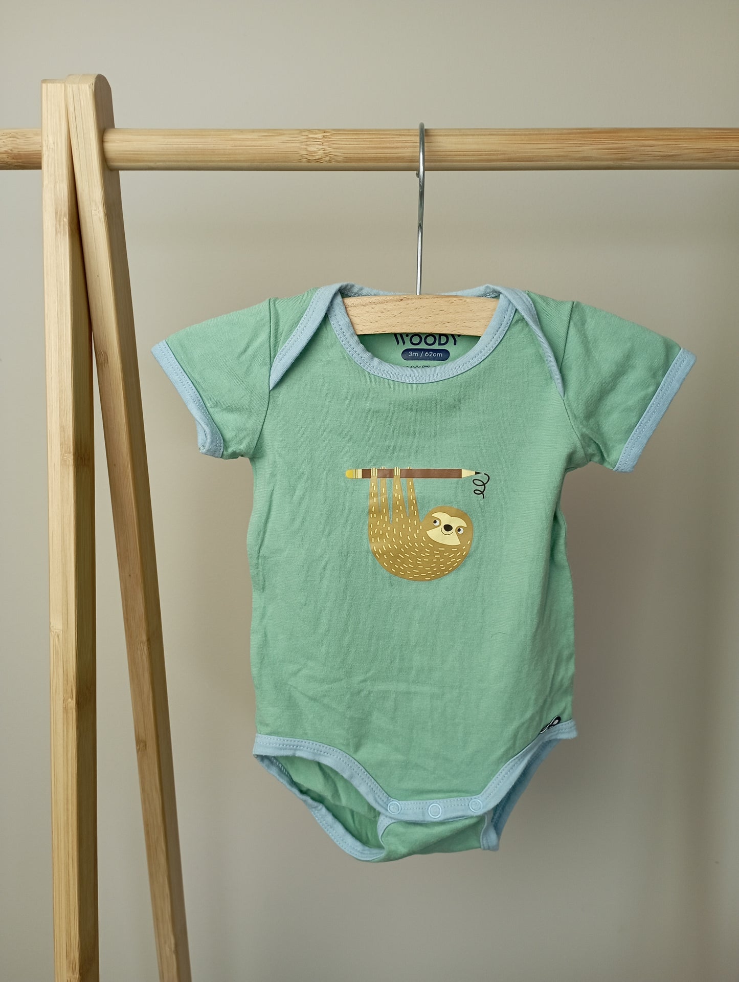 Romper met luiaard 62 Woody