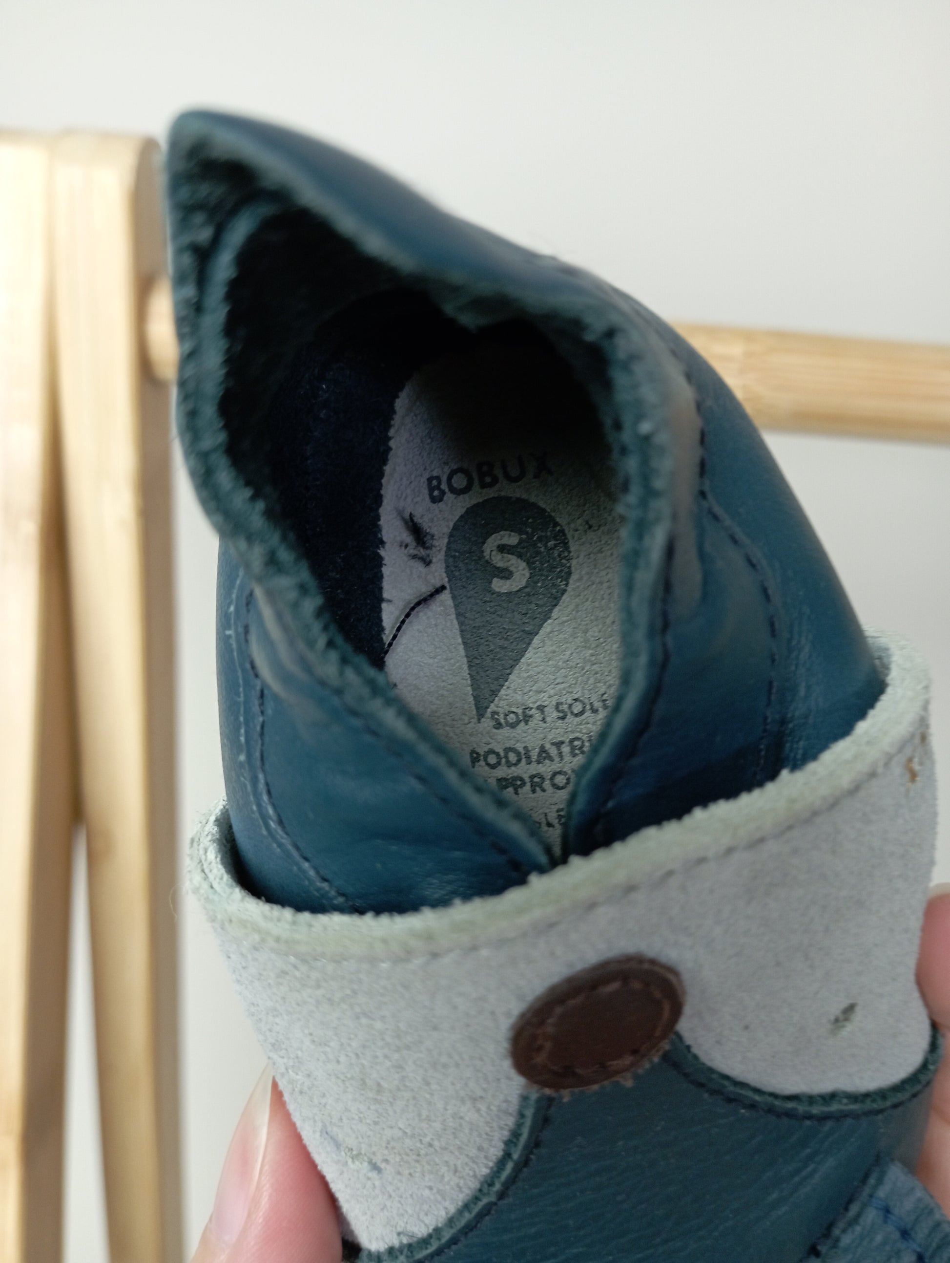 Soft sole babyslofjes met vosje 3-9m Bobux