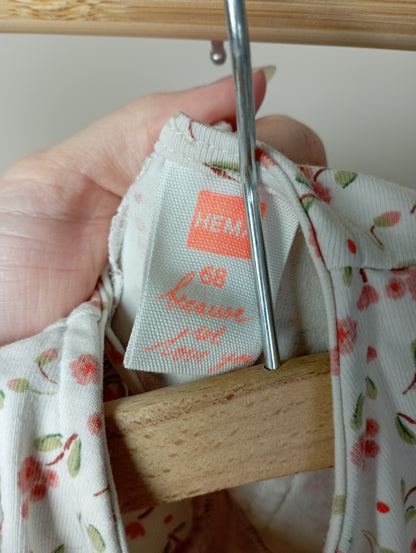 Jurkje met romper 68 Hema