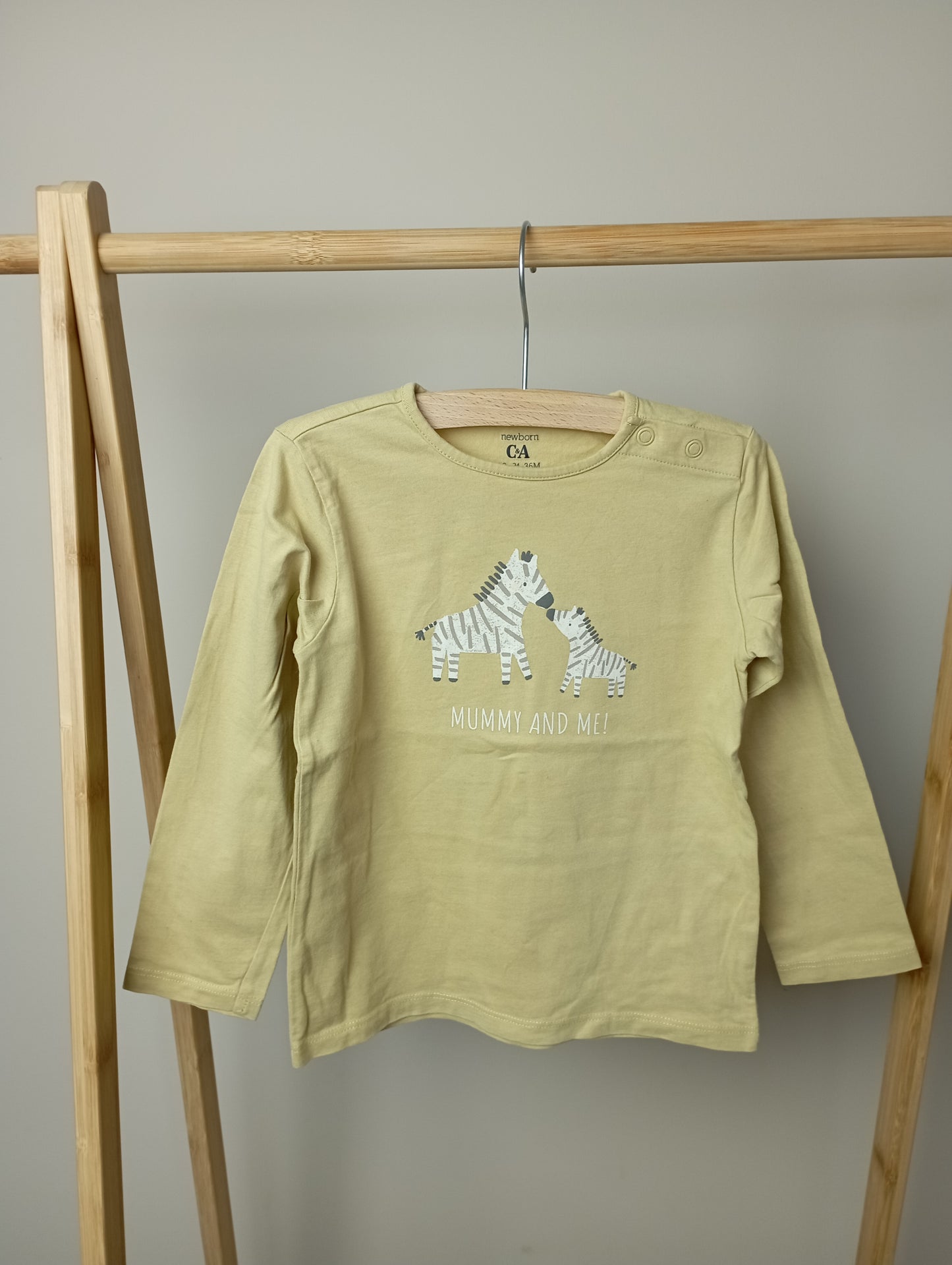 Longsleeve met zebra's 98 C&A
