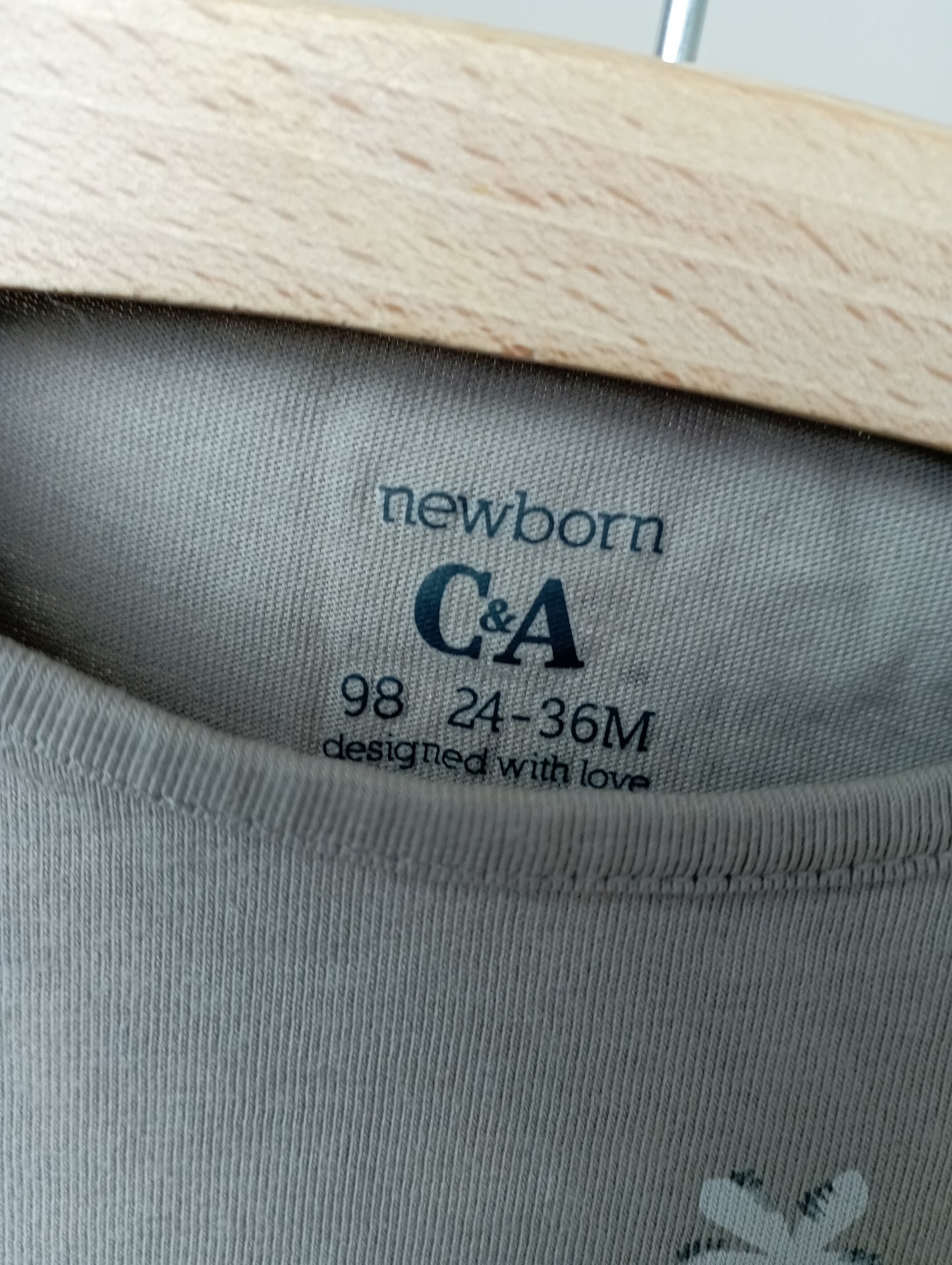 Longsleeve met dieren 98 C&A
