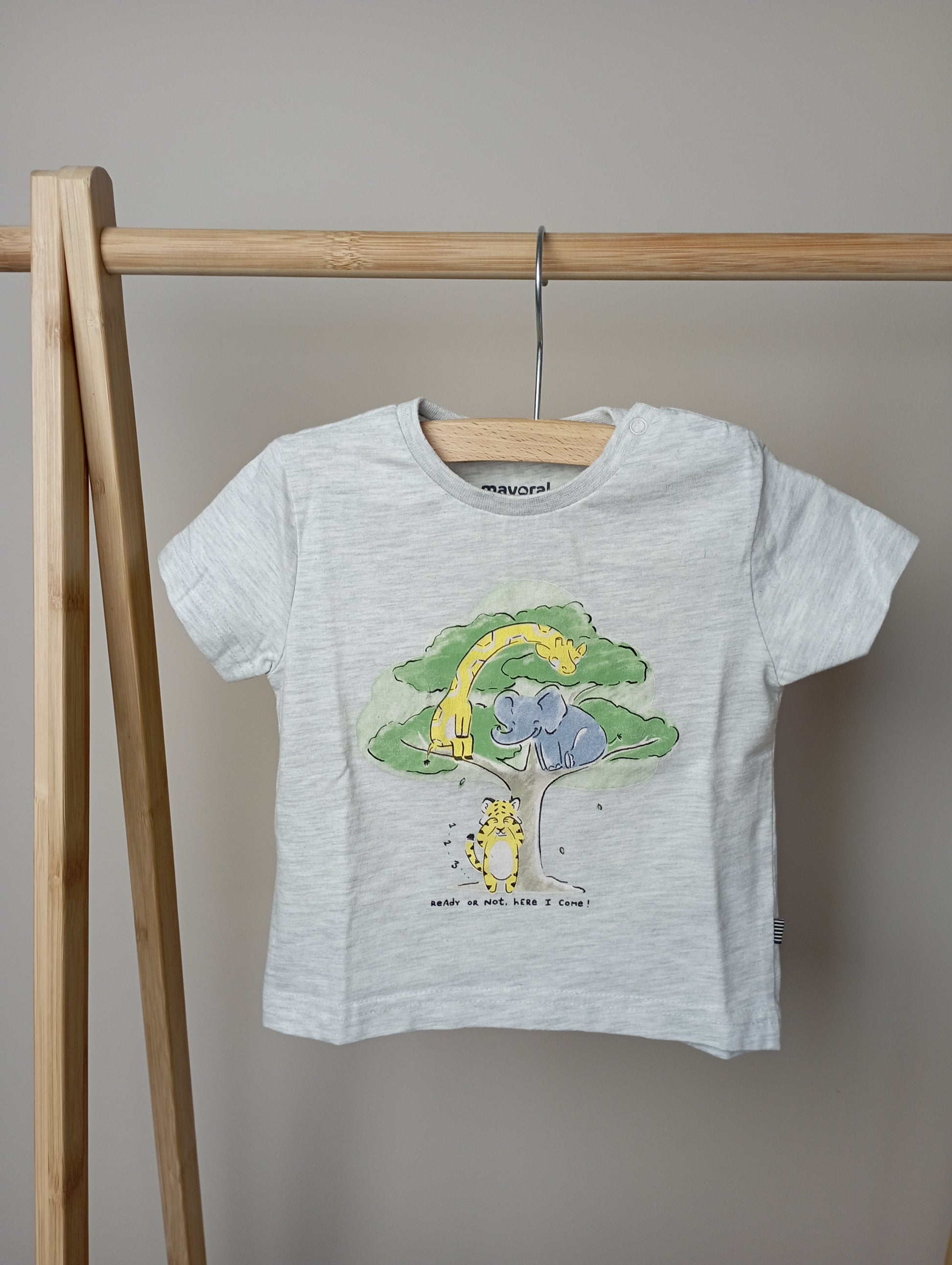 T-shirt "Ready or not, here I come!" 74 Mayoral