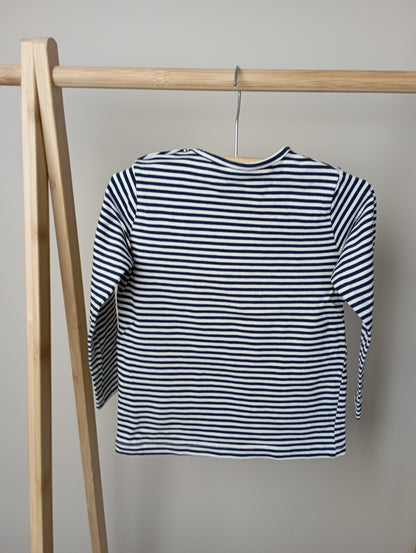 Longsleeve met strepen 80 Hema