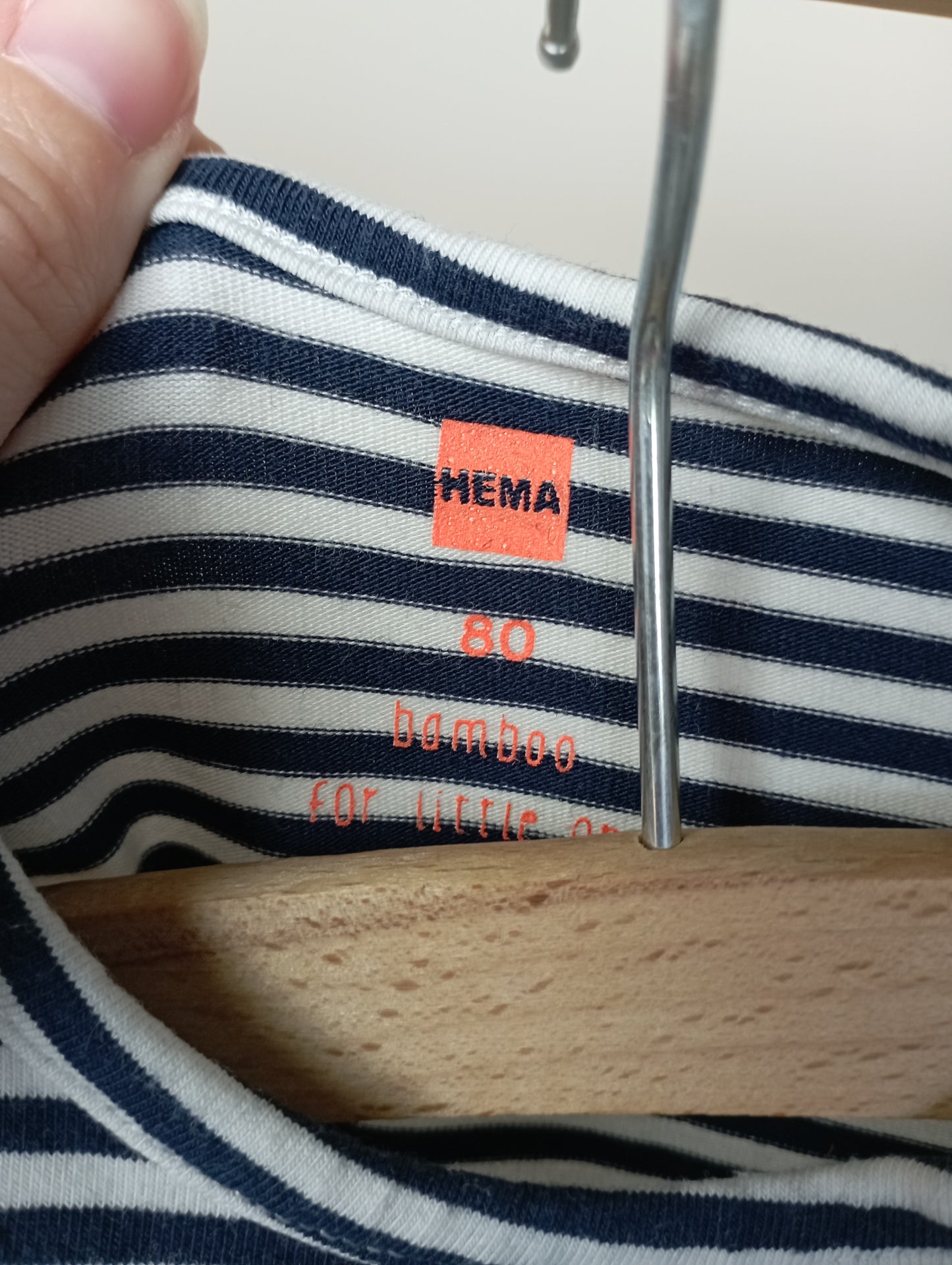 Longsleeve met strepen 80 Hema