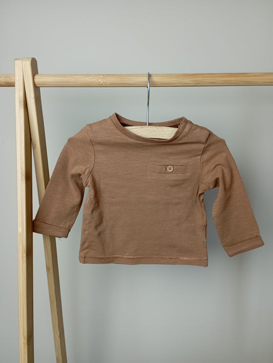 Longsleeve met knoopje 62 Cuddles and smiles