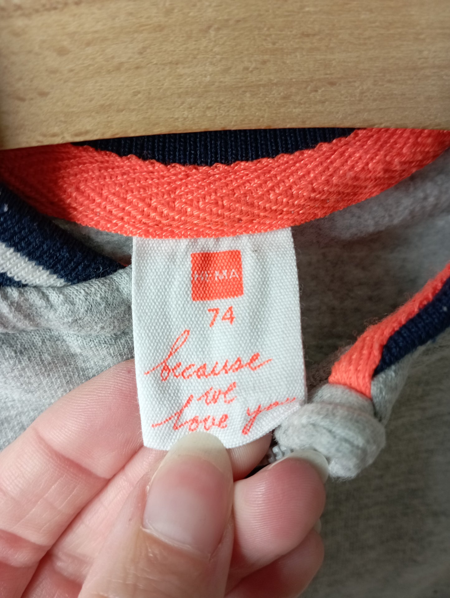 Vest met rits 74 Hema
