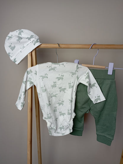 Setje met vosjes 62 H&M