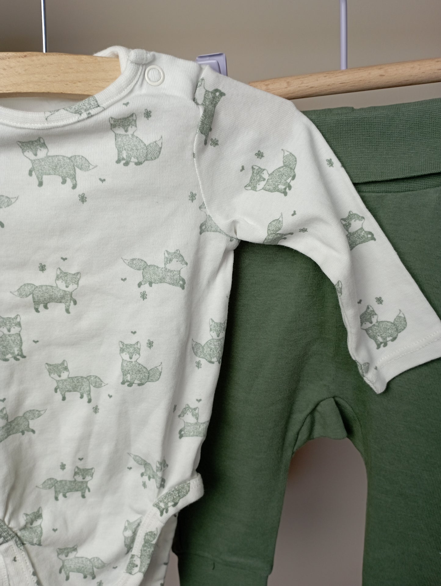 Setje met vosjes 62 H&M