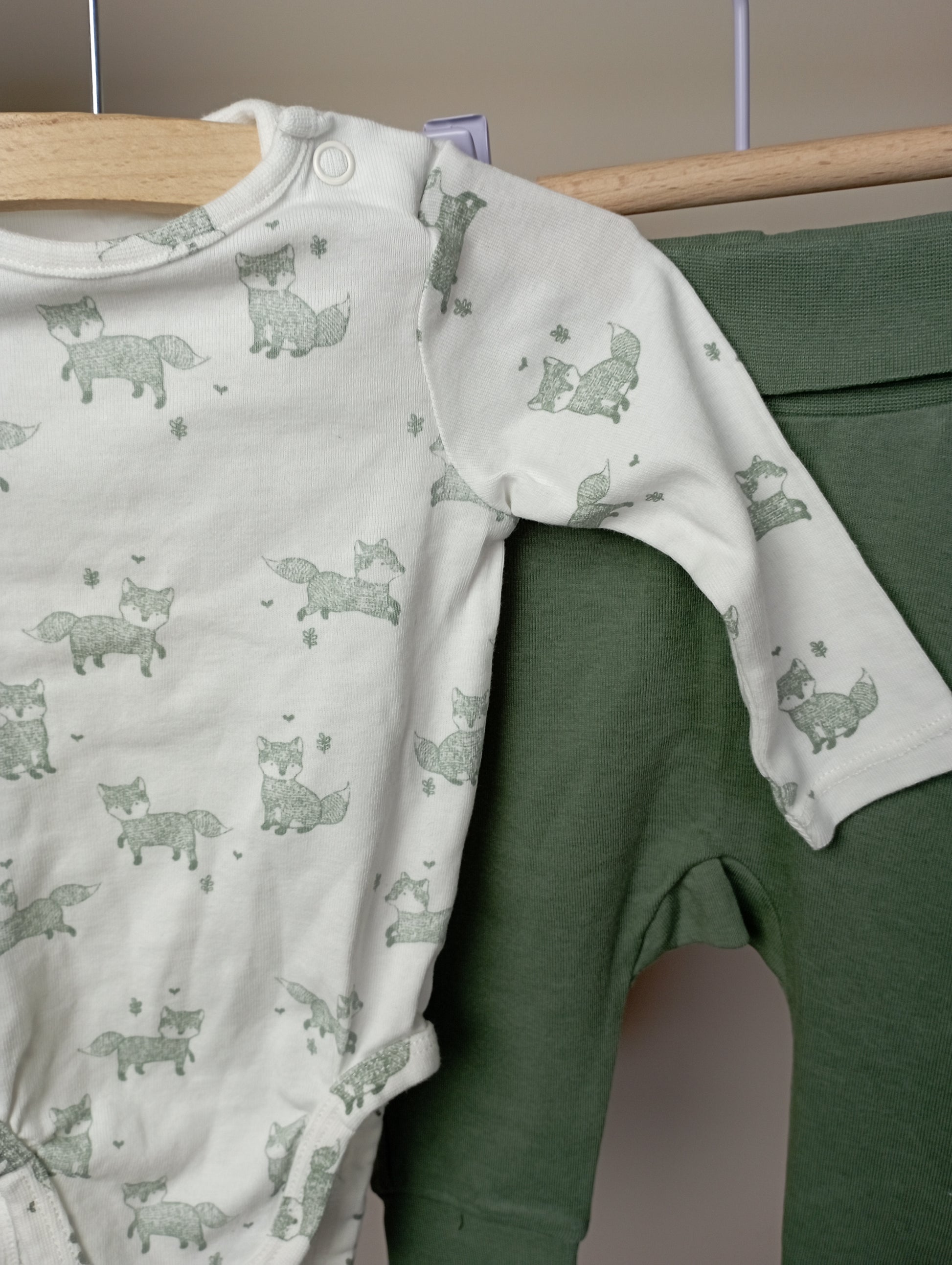 Setje met vosjes 62 H&M