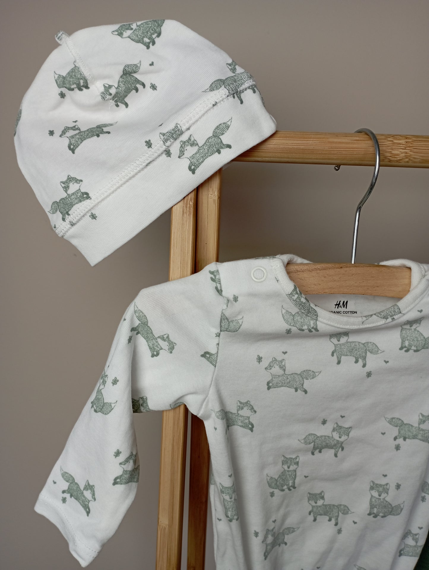Setje met vosjes 62 H&M