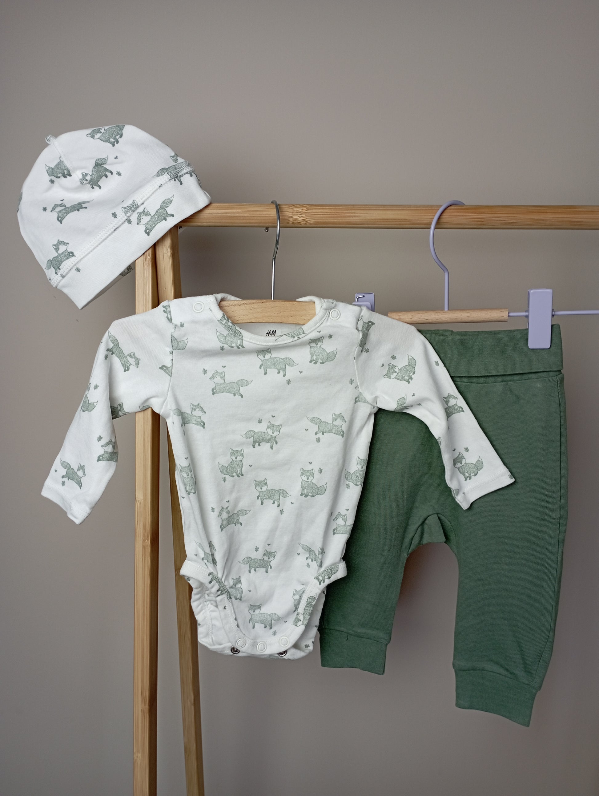 Setje met vosjes 62 H&M