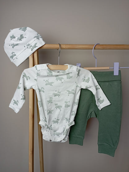 Setje met vosjes 62 H&M