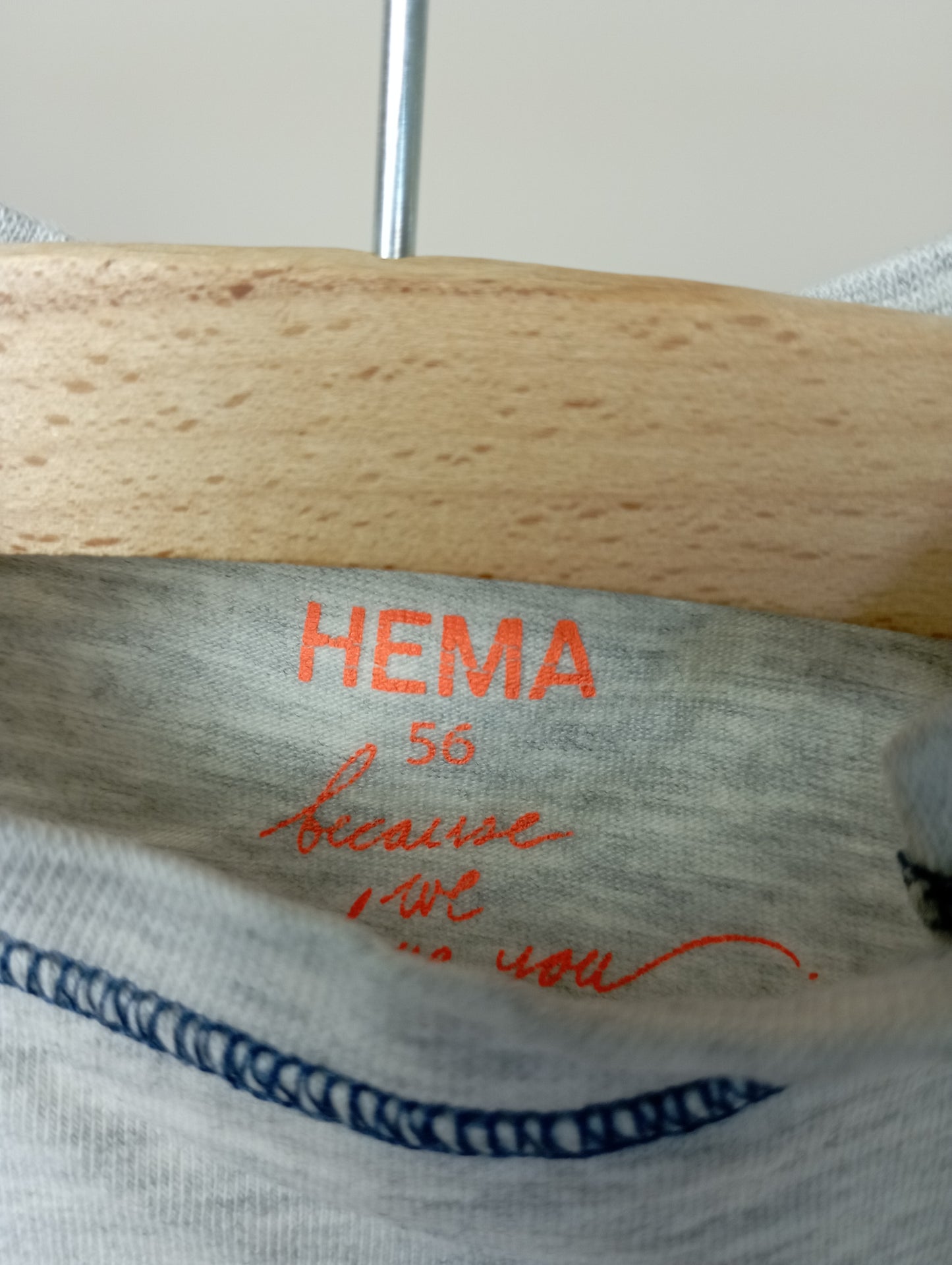 Longsleeve "Best baby ever" 56 Hema
