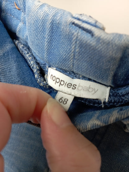 Jeansbroek met elastiek 68 Noppies