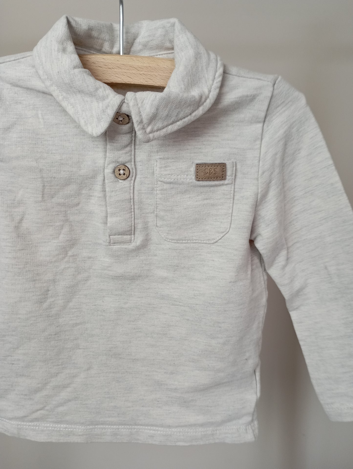 Longsleeve met kraagje 80 Cuddles and smiles