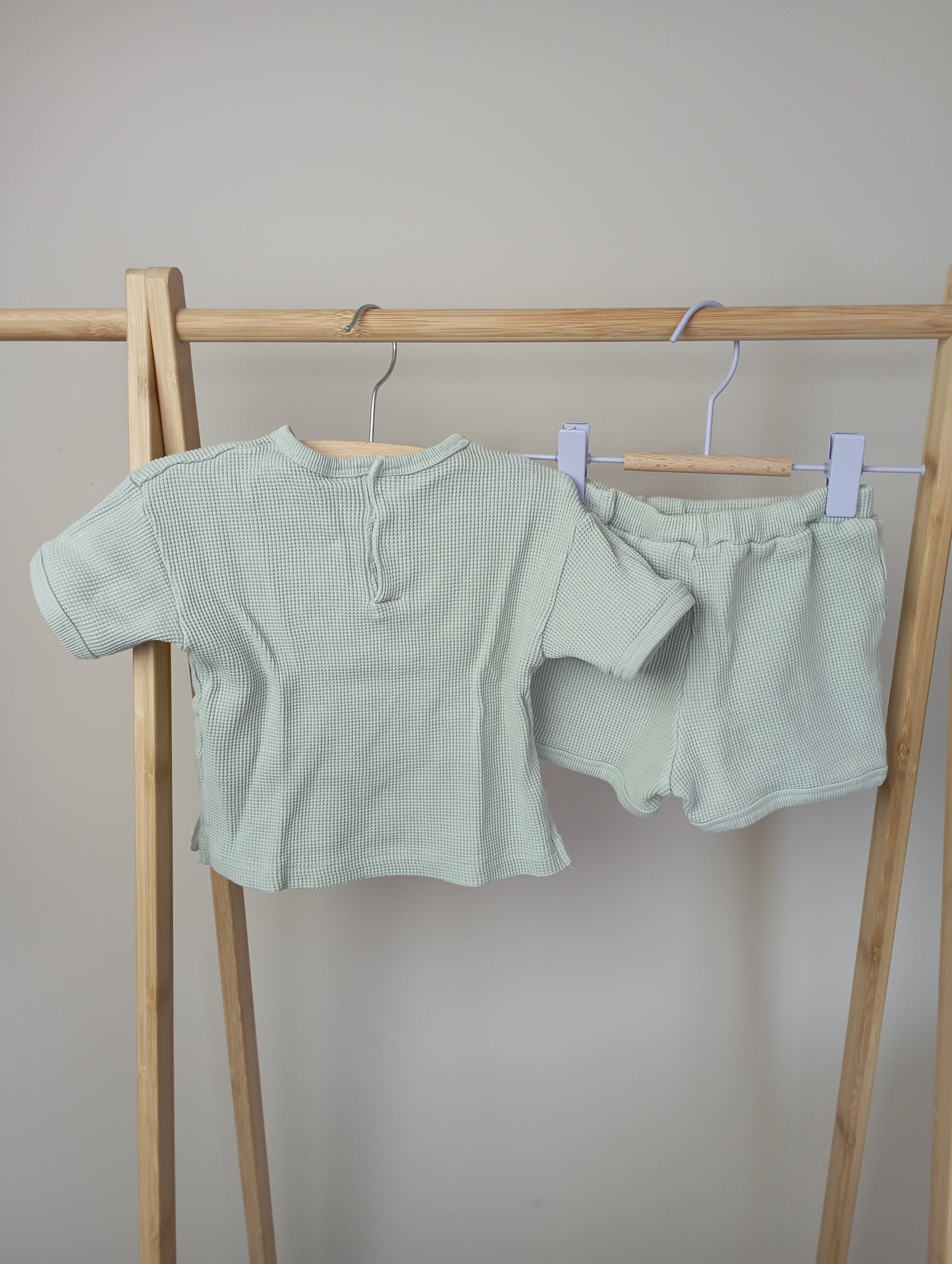 Setje in wafelstructuur 74 H&M