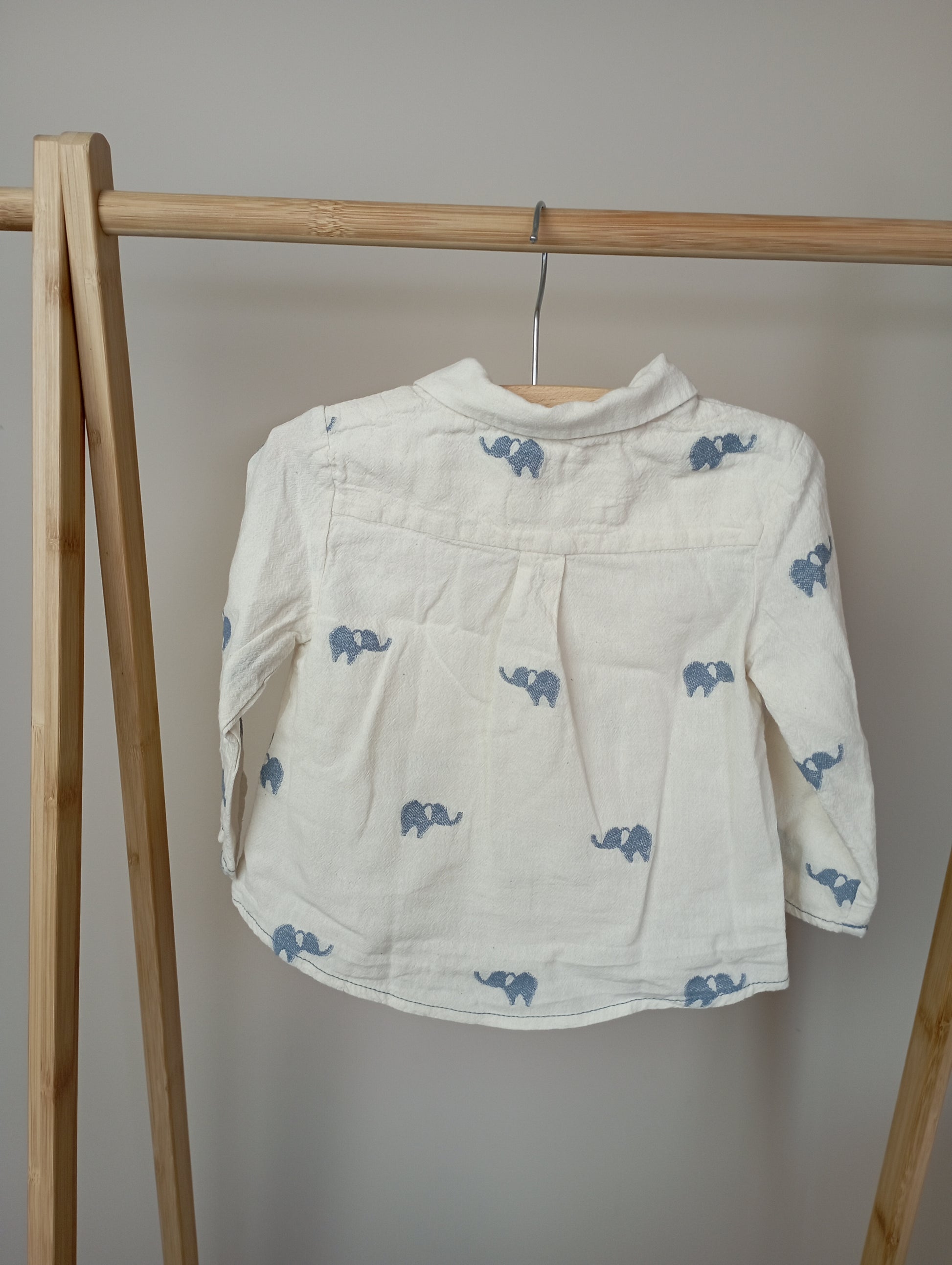 Hemd met olifantjes 80 Zara