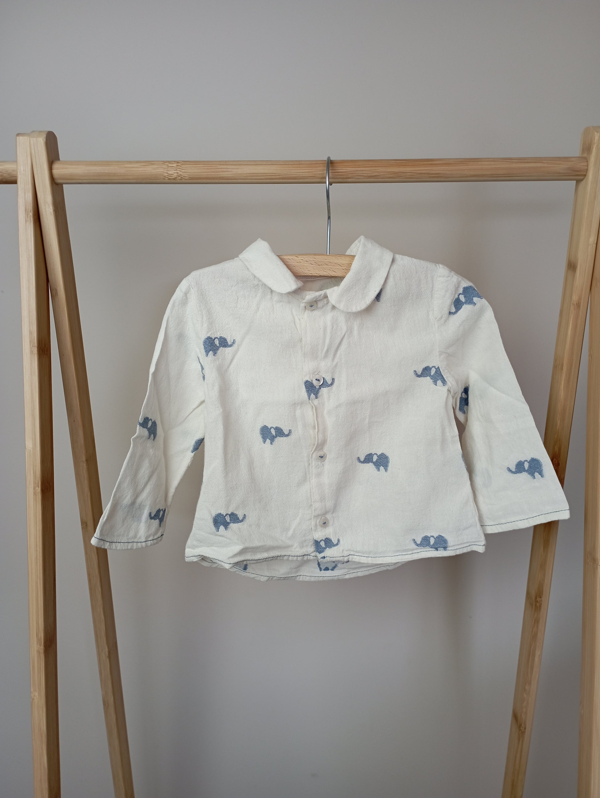 Hemd met olifantjes 80 Zara