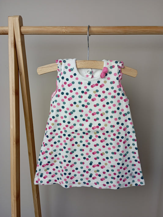 Jurk met romper 6m Petit Bateau