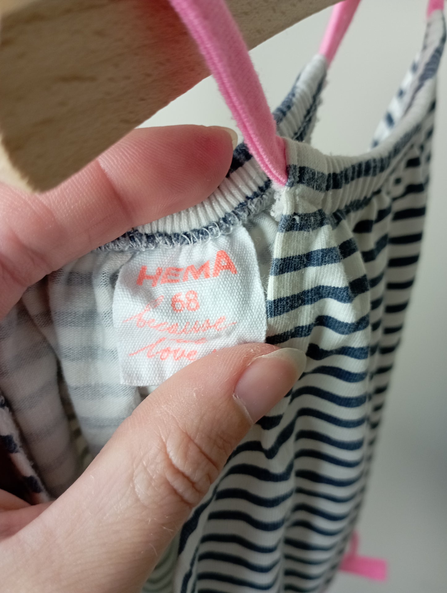 Pakje met strepen 68 Hema