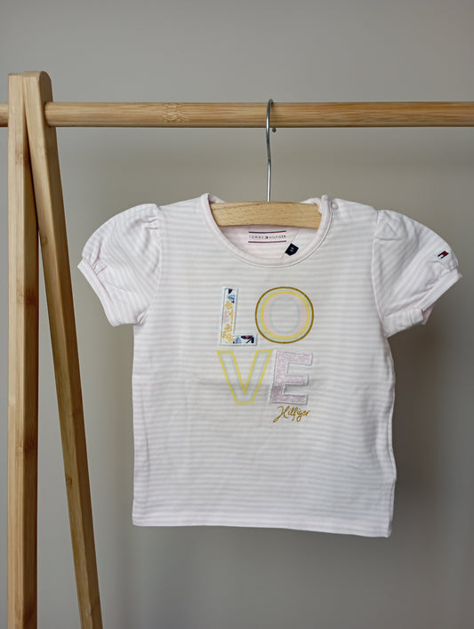 T-shirt "Love Hilfiger" 68 Tommy Hilfiger