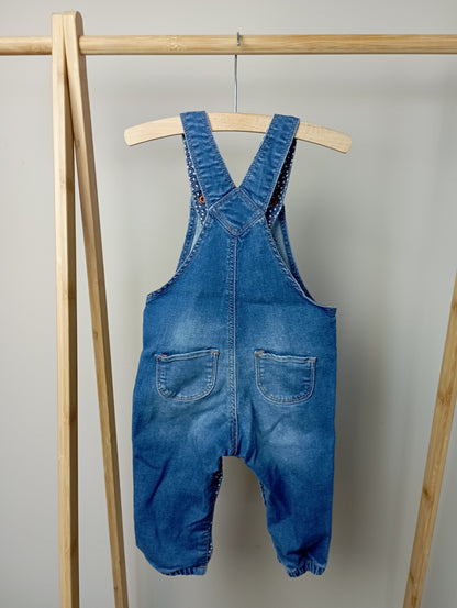 Salopette met hartje 74 H&M