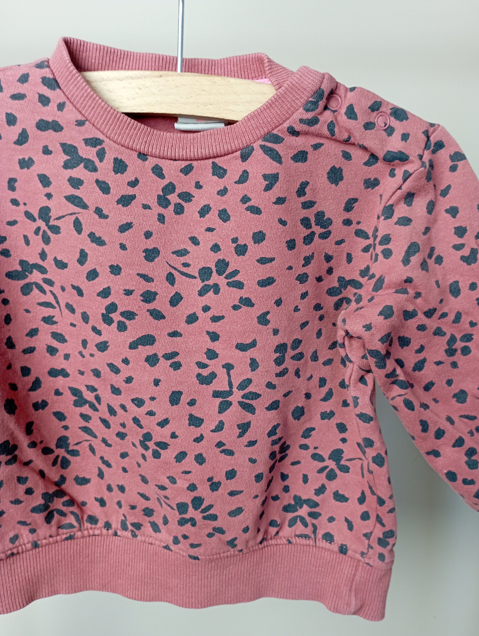 Trui met print 74 Hema