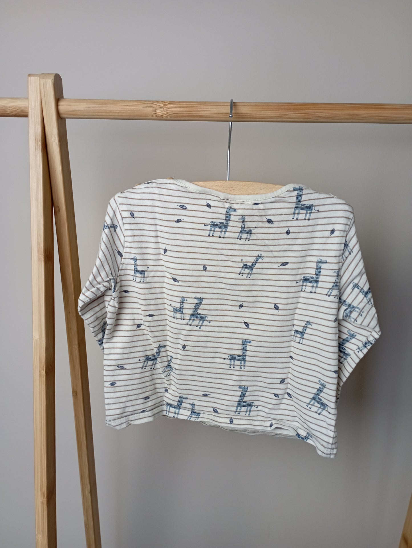 Longsleeve met giraffen 80 Zara