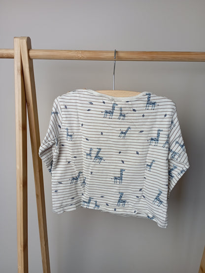 Longsleeve met giraffen 80 Zara