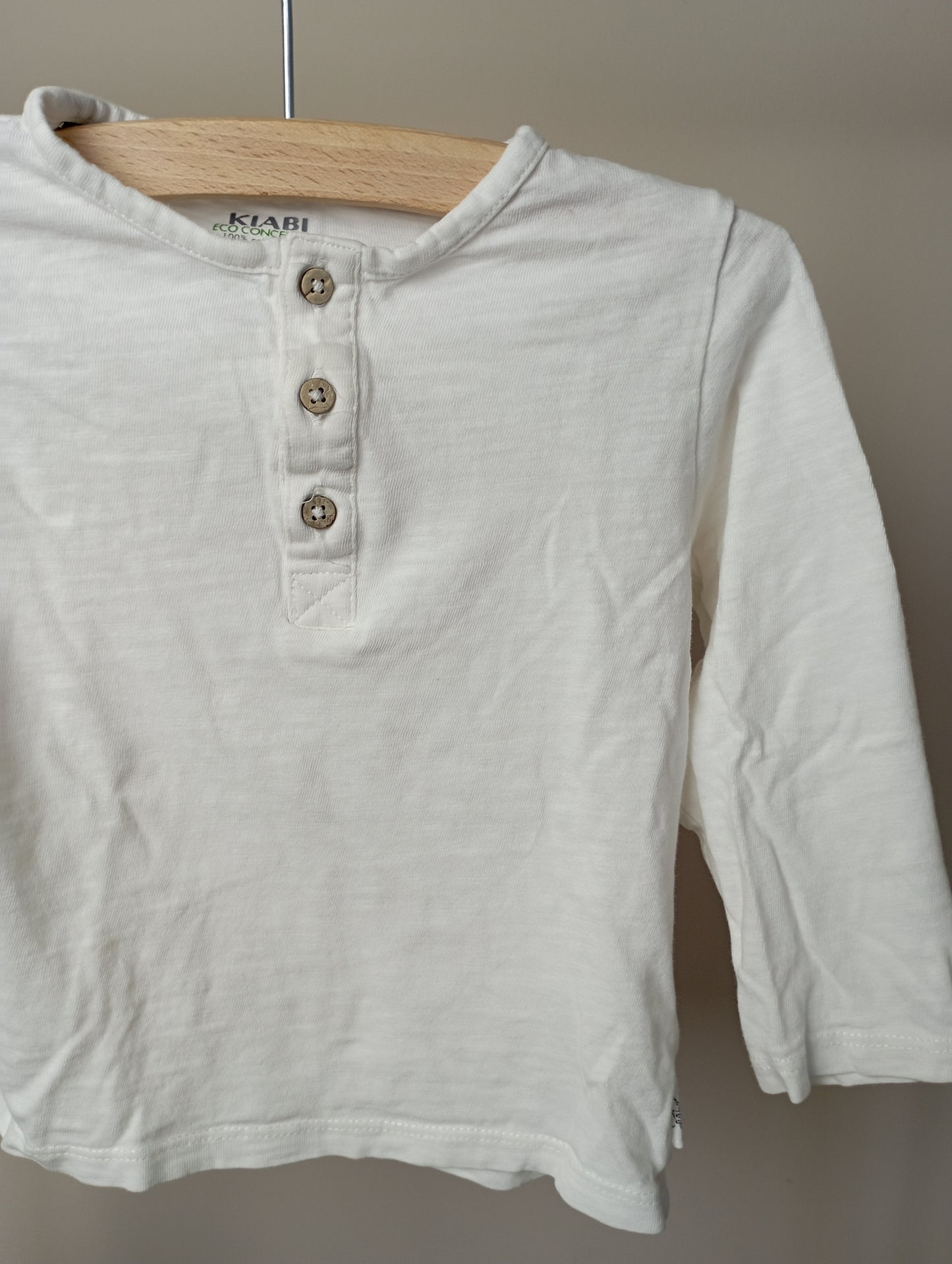 Longsleeve met knoopjes 18m Kiabi