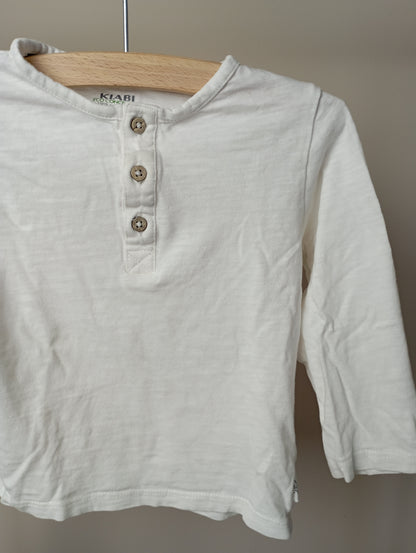 Longsleeve met knoopjes 18m Kiabi