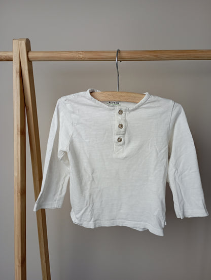Longsleeve met knoopjes 18m Kiabi