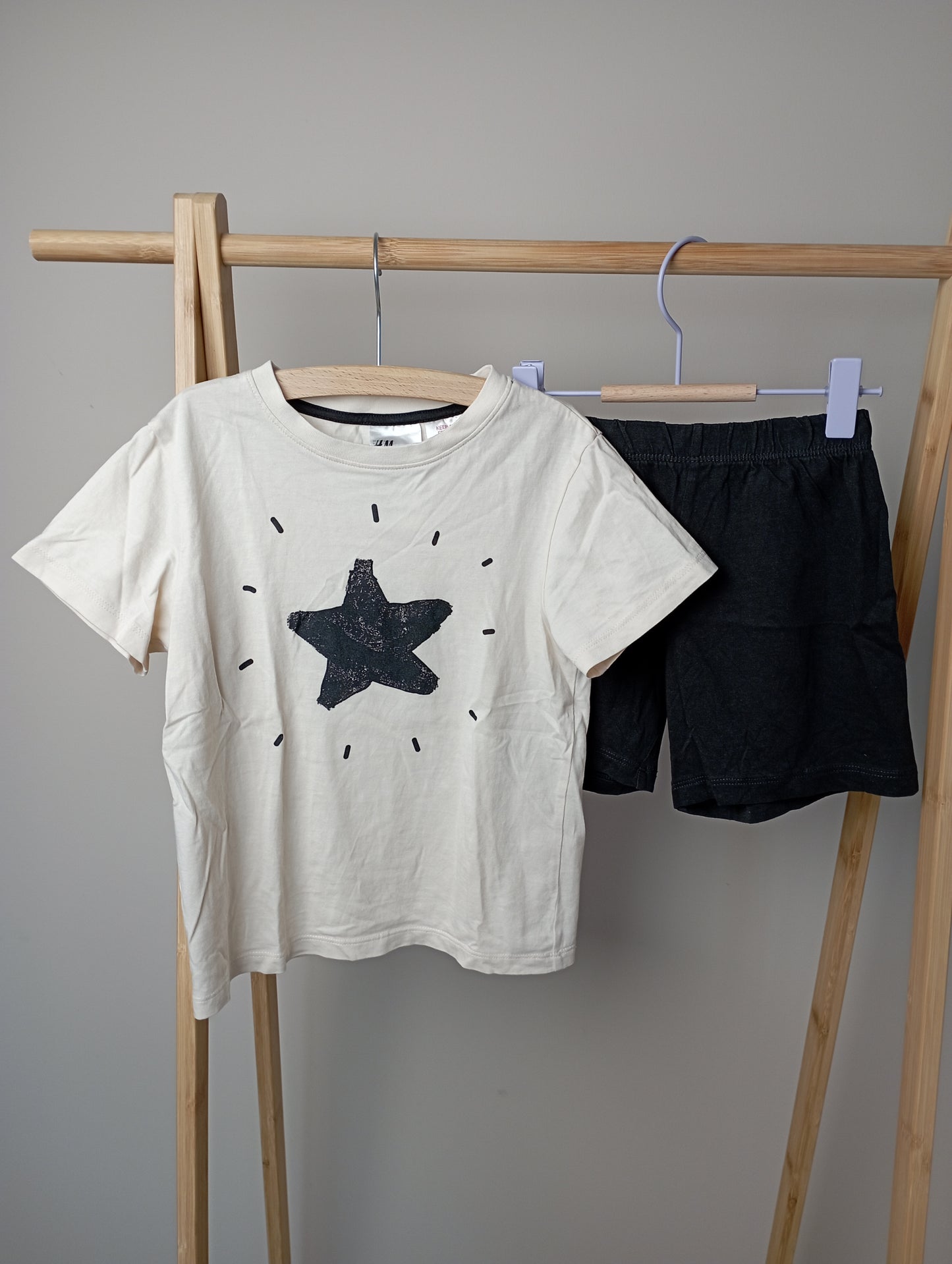Pyjama met ster 98/104 H&M