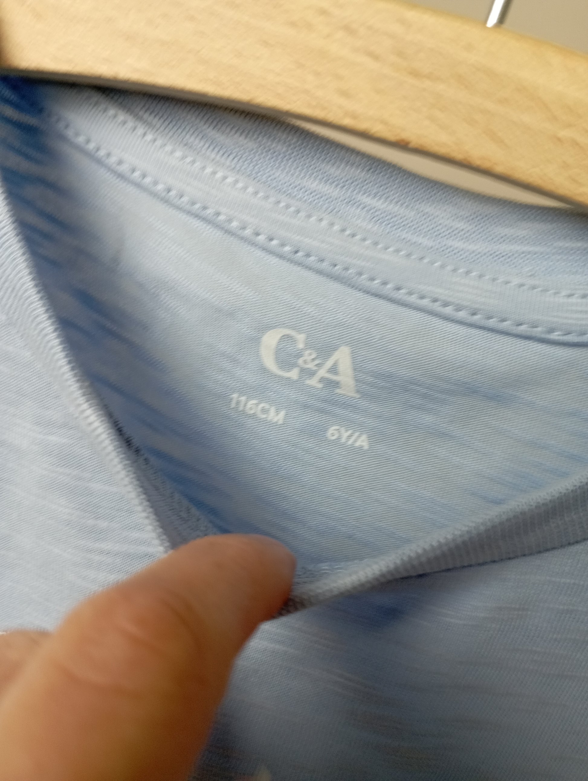 T-shirt met hartje 116 C&A