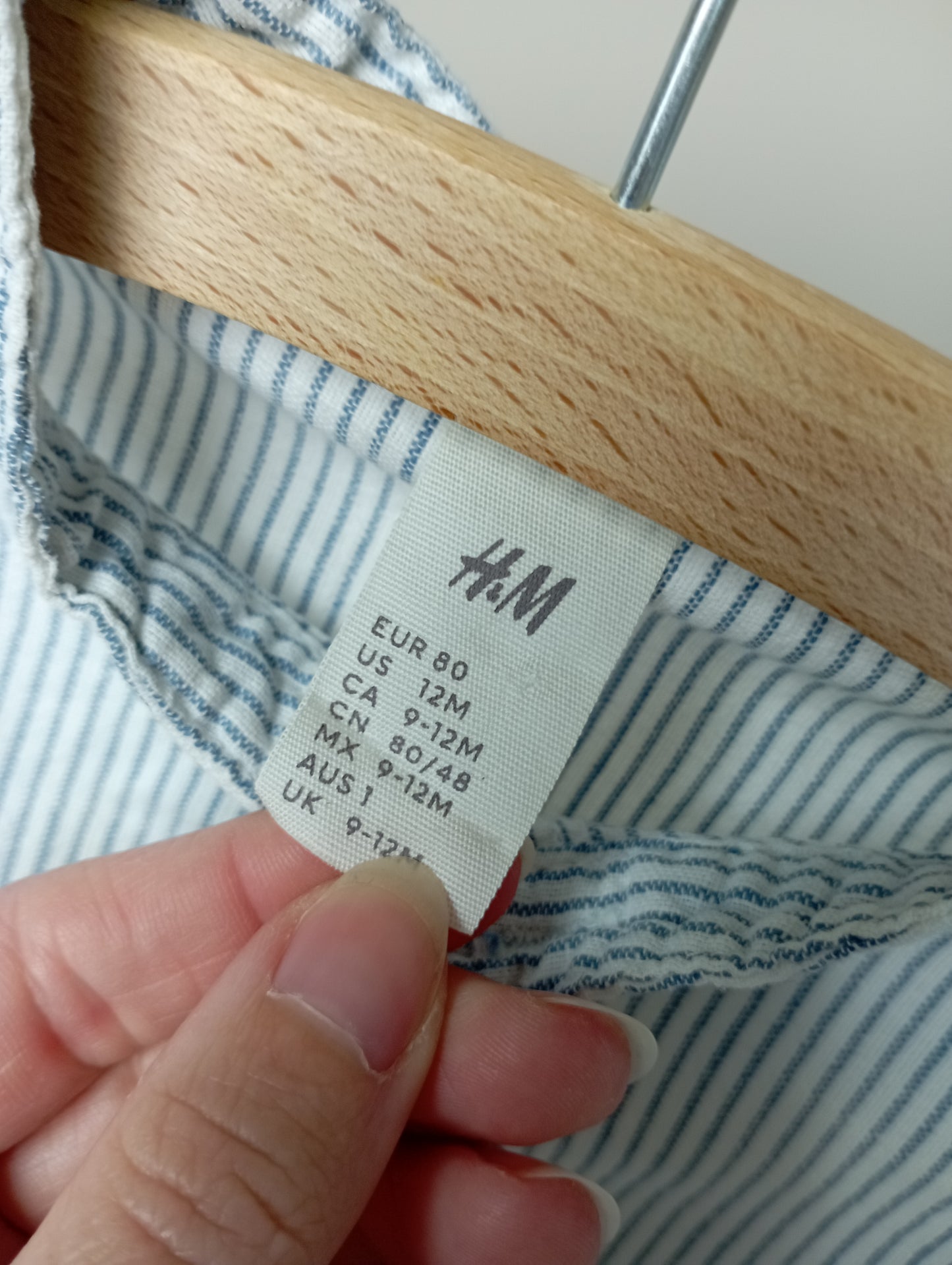 Hemd met strepen 80 H&M