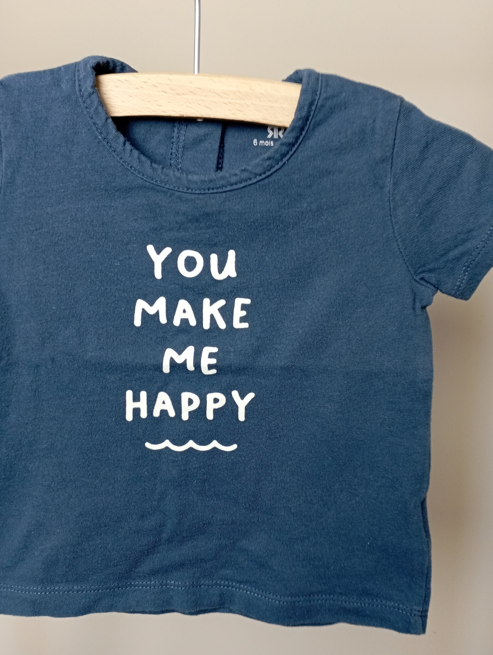 T-shirt "You make me happy" 6m La Redoute