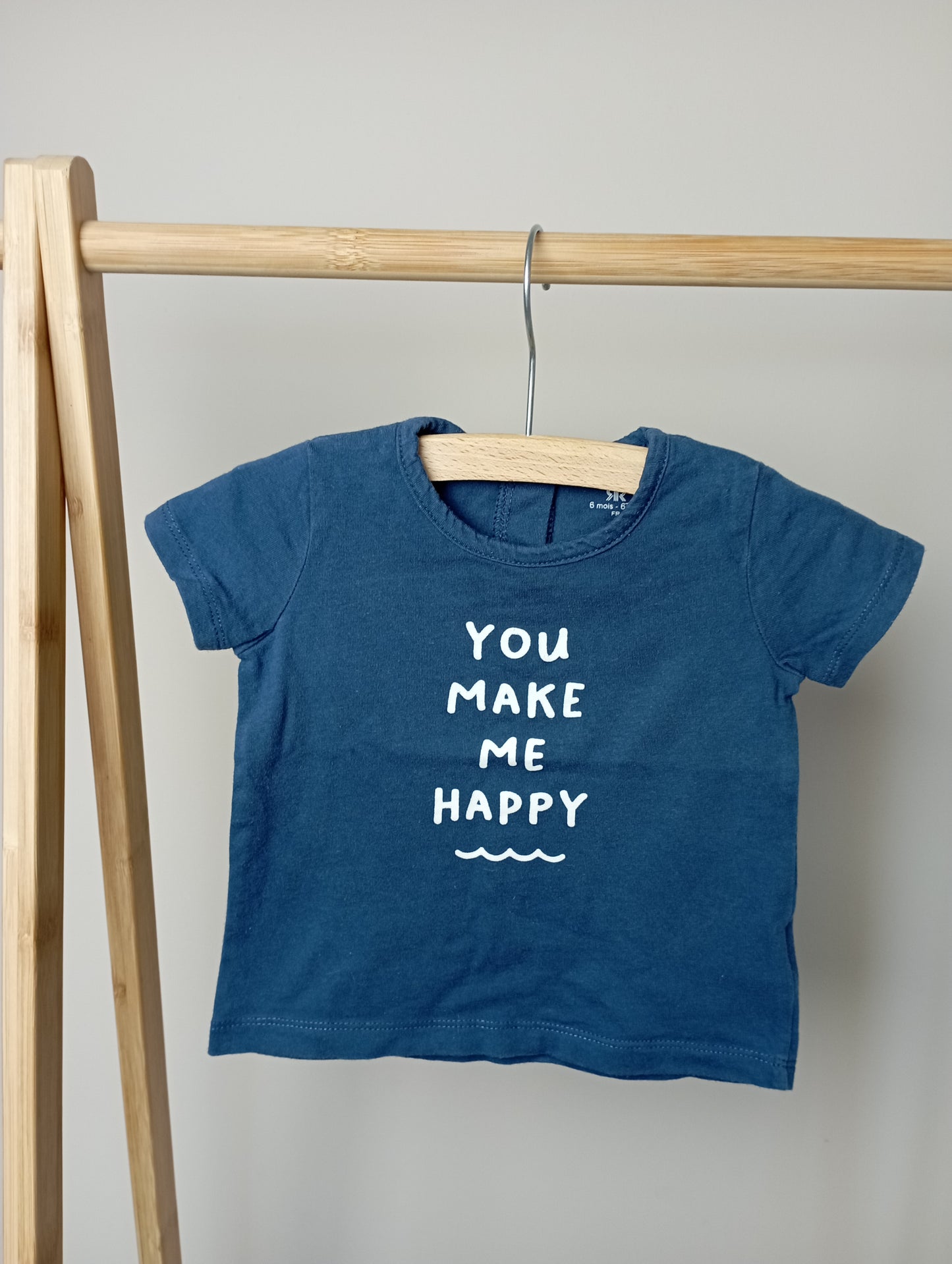 T-shirt "You make me happy" 6m La Redoute