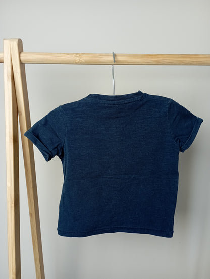 T-shirt met knoopje 80 Cuddles and smiles