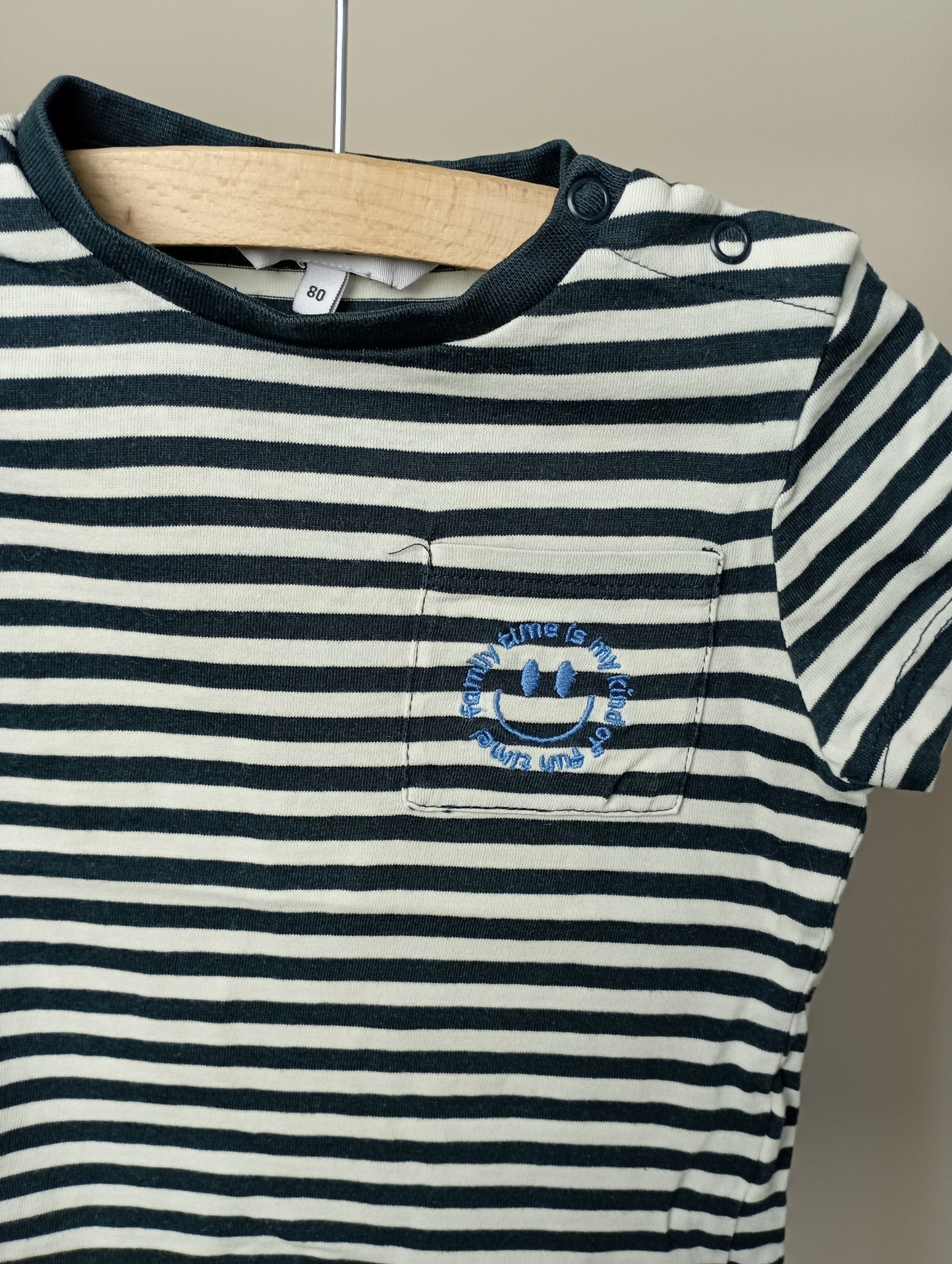 T-shirt met strepen 80 JBC