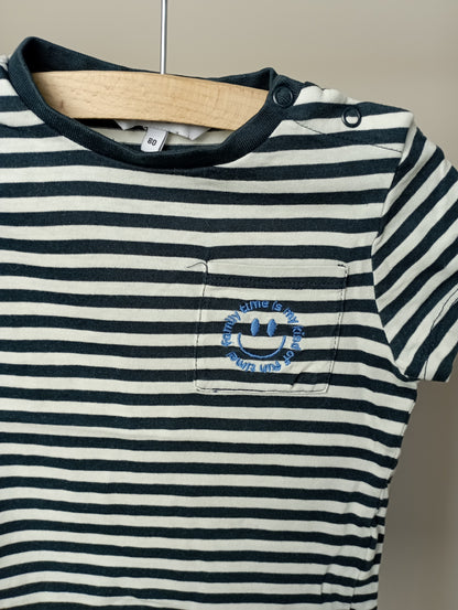T-shirt met strepen 80 JBC