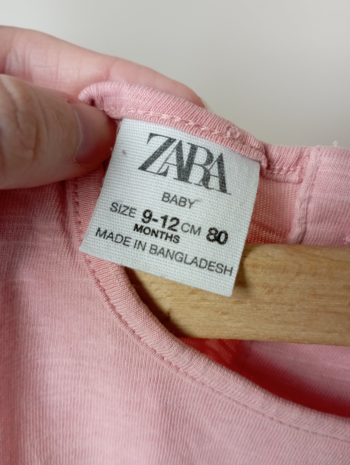 T-shirt met zakje 80 Zara